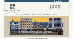 Desktop Screenshot of lovettandmyers.com