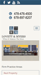 Mobile Screenshot of lovettandmyers.com